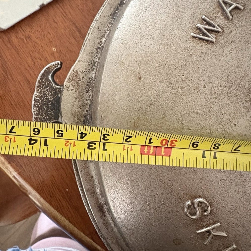 Wagner Drip Drop #9 Skillet Roaster Cast Iron Lid & Pan Vintage Made In USA - Picture 10 of 10